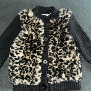 18 m Koala Baby cheetah print sweater